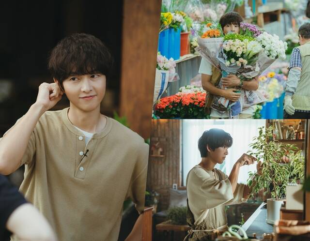 송중기는 마이 유스에서 플로리스트 선우해 역을 연기한다. /JTBC