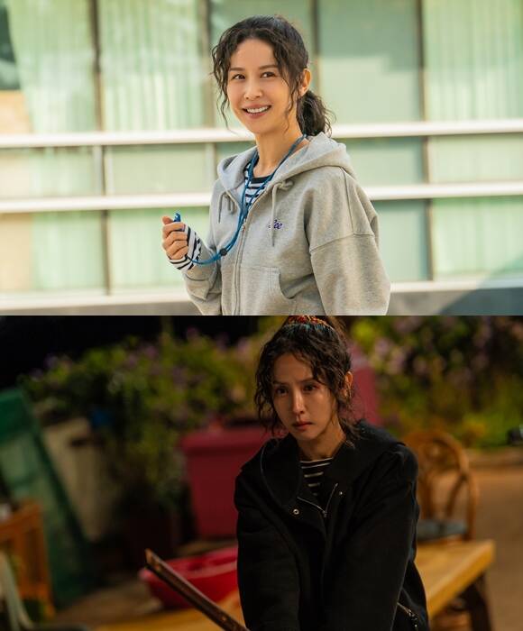 조여정은 좀비딸에서 연화 역을 맡아 열연을 펼쳤다. 그는 사랑스럽고 발랄한 면모를 드러내다가도 걸크러시 좀비 헌터로서 와일드하고 카리스마 넘치는 반전 매력을 발산했다. /NEW