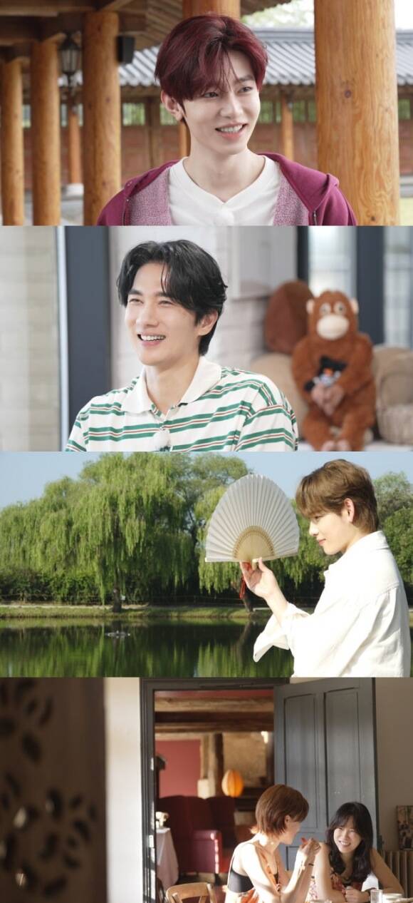 그룹 제로베이스원 장하오, 배우 엄태구 임시완, 이옥섭 감독(위부터 차례대로)이 넷플릭스 장도바리바리에 출연해 장도연과 케미를 자랑한다. /넷플릭스