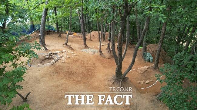 용인 보라산 백제고분군 발굴 현장 /용인특례시