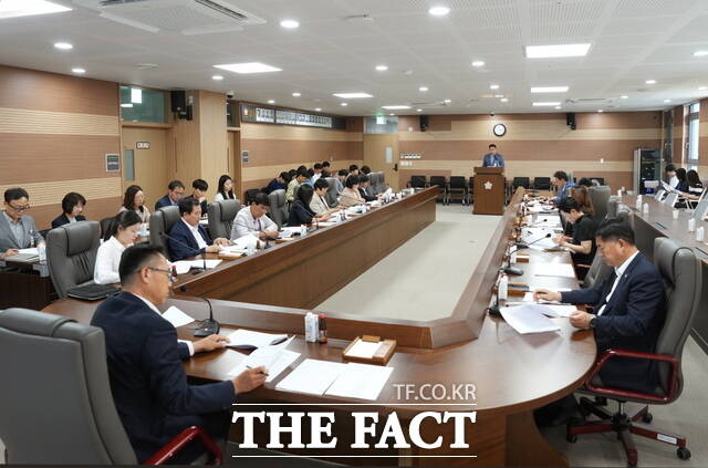 아산시의회 2025년 제3회 의원회의 모습./아산시의회