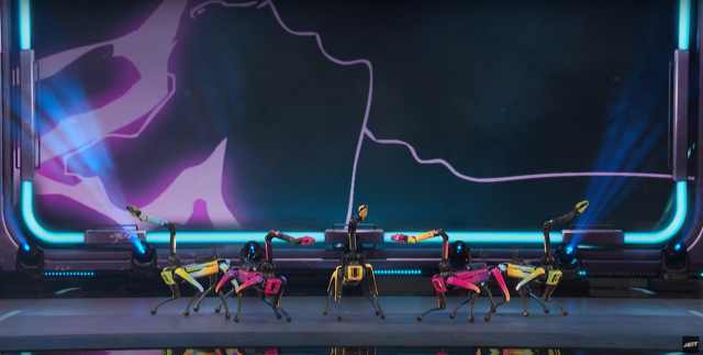 보스턴다이내믹스 스폿 본선 무대. /아메리카 갓 탤런트 유튜브 채널