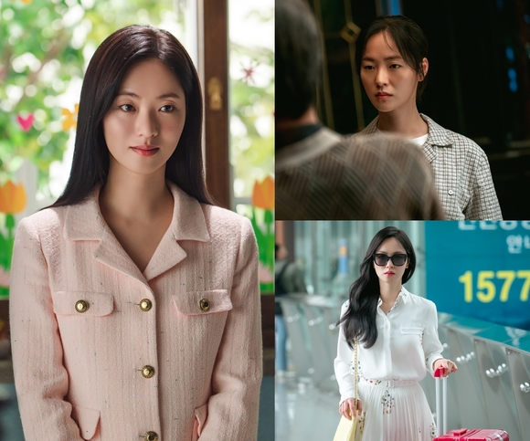 배우 전여빈이 착한 여자 부세미에서 흙수저 경호원 김영란 역을 맡아 열연한다. /ENA