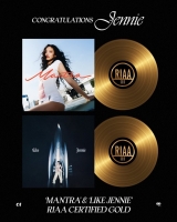  제니, RIAA 세 번째 인증…K팝 솔로 최다