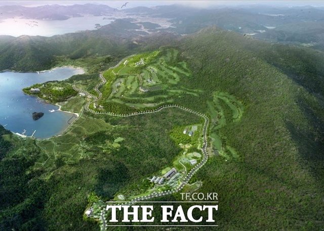 거제 남부관광단지 조감도. /경남도
