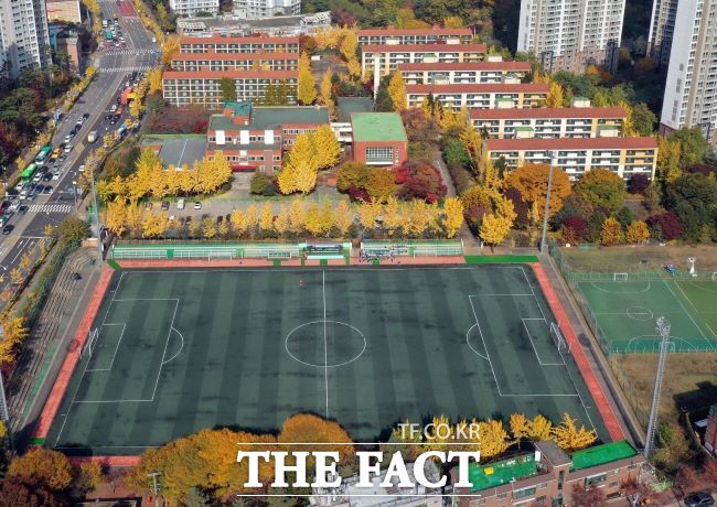 K-혁신타운이 조성될 옛 근로청소년복지관 등 국유지 전경./광명시