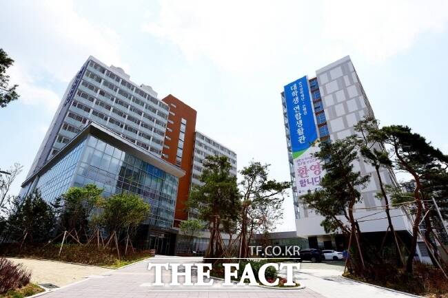한국장학재단 대학생 연합기숙사 전경./성결대학교