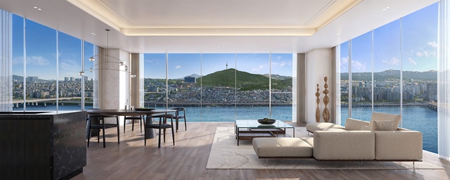 현대건설이 압구정2구역 조합원 전 세대에 한강 조망을 약속했다. /현대건설