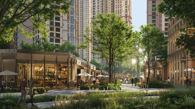 HDC현대산업개발은 송파한양2차 재건축의 조경 디자인을 위해 일본 조경 디자인그룹 타운스케이프와 손을 잡았다고 29일 밝혔다. 사진은 서울원 아이파크 조경. /HDC현대산업개발