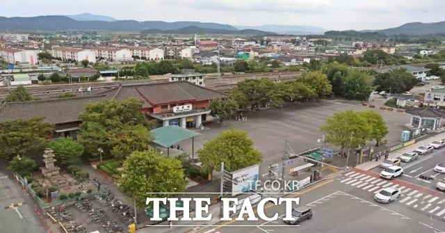 옛 경주역사 전경. /경주시