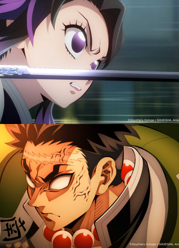 극장판 귀멸의 칼날: 무한성편은 혈귀의 본거지 무한성에서 펼쳐지는 귀살대와 최정예 혈귀들의 최종 결전 제1장을 그린 작품이다. / CJ ENM