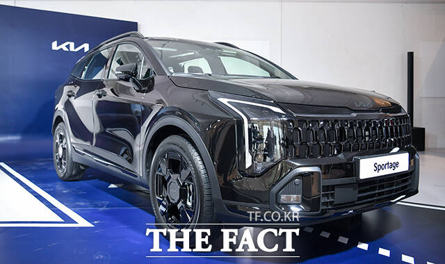 기아는 도매 판매 기준 국내 4만3501대, 해외 20만9887대, 특수 562대 등 총 25만3950대를 판매했다. 기아 더 뉴 스포티지. /장윤석 기자