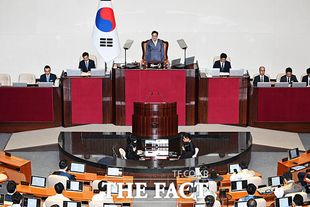 개회사 하는 우원식 국회의장.