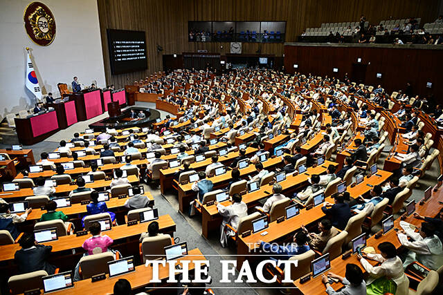 제429회 국회(정기회) 제1차 본회의.