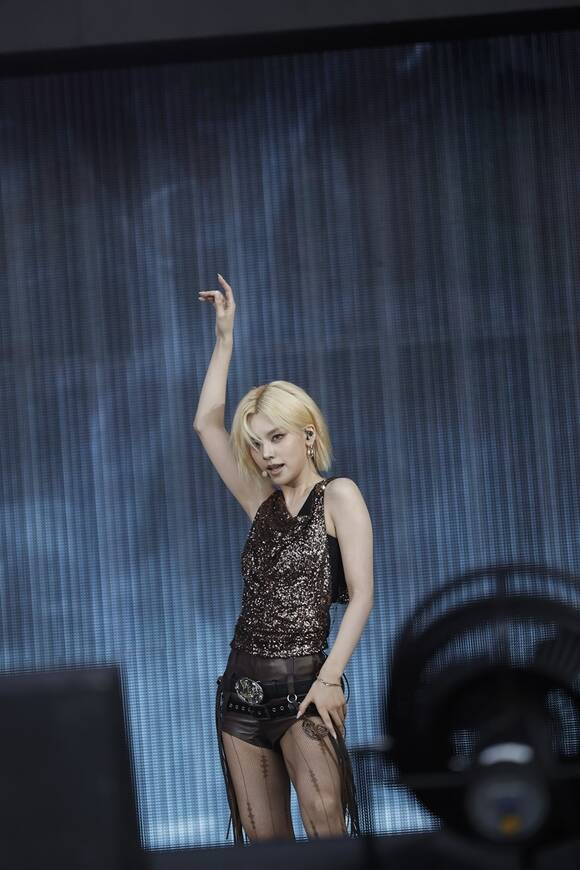 그룹 ITZY(있지)의 예지가 8월 30일 일본 도쿄 아지노모토 스타디움에서 열린 여름 음악 축제 에이-네이션 2025에 참석해 솔로 스테이지를 선보였다./a-nation 2025