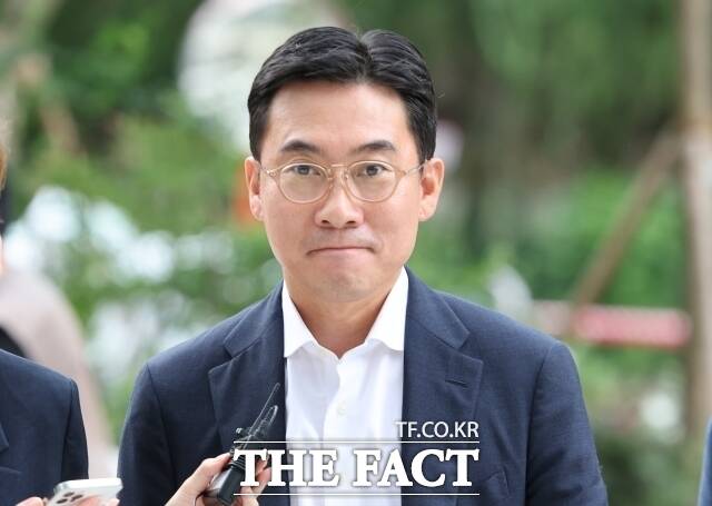 이른바 집사 게이트 의혹에 연루된 조영탁 IMS모빌리티(옛 비마이카) 대표 등 3명이 구속됐다. 사진은 조 대표. /뉴시스