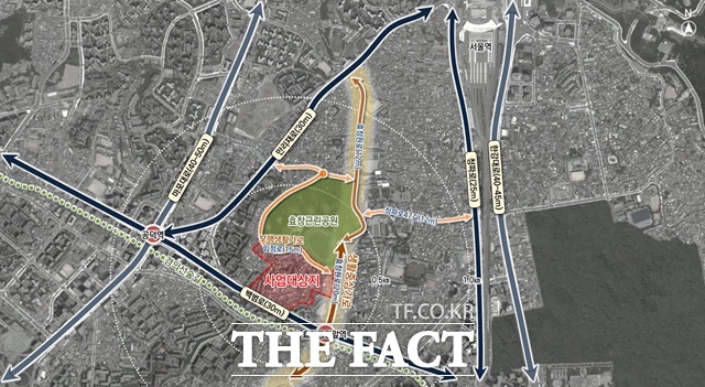 효창동 5-307번지 일대 역세권 도시정비형 재개발사업 정비계획 수립 및 정비구역 지정(안)이 조건부 수정가결 됐다./용산구
