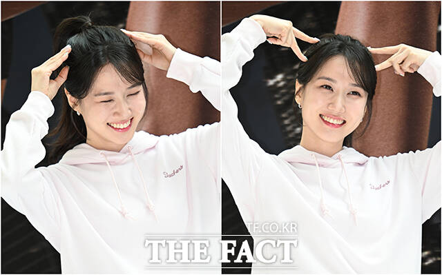 배우 박은빈이 3일 오후 경기 고양시 스타필드 고양에서 열린 스케쳐스 에어로 러닝화 팝업스토어 행사에 참석해 포즈를 취하고 있다. /고양=박헌우 기자