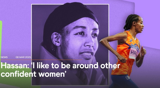 2025 세계 여성의 날을 기념해 세계육상연맹은 특별히 시판 하산을 인터뷰했다. 현재 하산은 어린 소녀들에게 희망의 메시지를 전하는 선수로 유명하다. / 세계육상연맹(WA) 홈페이지