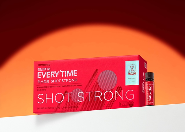 정관장이 에브리타임 샷 스트롱을 출시했다. /KGC인삼공사
