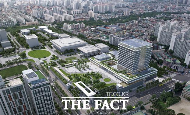 인천시청 신청사 배치도/더팩트DB