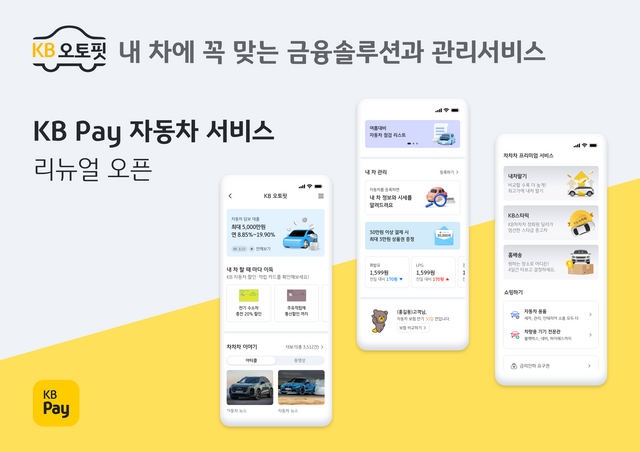 KB국민카드가 KB페이 자동차 서비스를 전면 개편했다. /KB국민카드