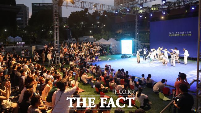 지난해 광명마당극축제·대한민국마당극축제 공연 모습./광명시