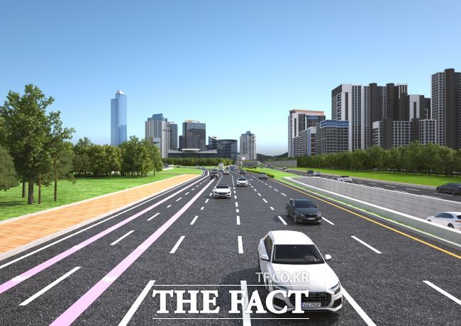 과천 대공원 지하차도 조감도./과천시