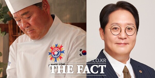 대전시가 2025년도 대전광역시 명장 2명을 선정했다. 왼쪽부터 17호 명장 이재수 이가네식품 대표-18호 명장 김재훈 디아홀스디자인 대표./대전시