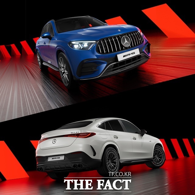 메르세데스-AMG GLC 43 4MATIC 및 메르세데스-AMG GLC 43 4MATIC 쿠페. /벤츠코리아