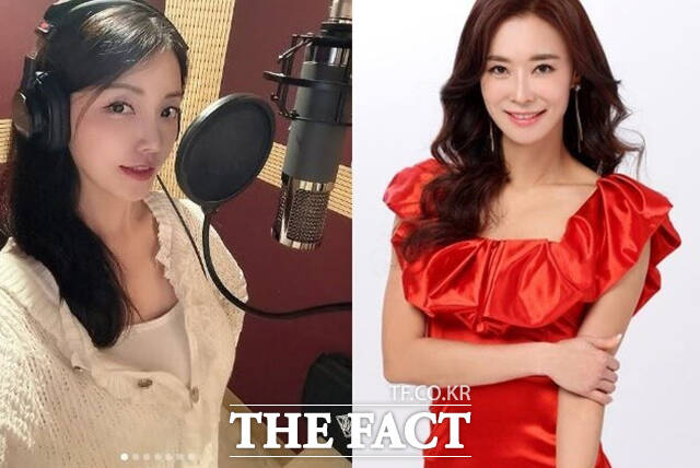 가수 문송희(왼쪽)와 배우 겸 가수 서홍이 오는 8일 경기 고양시 장항야구장에서 열리는 더킴로펌배 제19회 한스타 연예인 야구리그에서 각각 시구를 할 예정이다. /문송희 소셜미디어·서홍