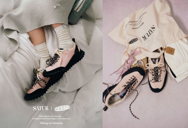 LF의 킨(KEEN)이 세터(SATUR)와 협업한다. /LF