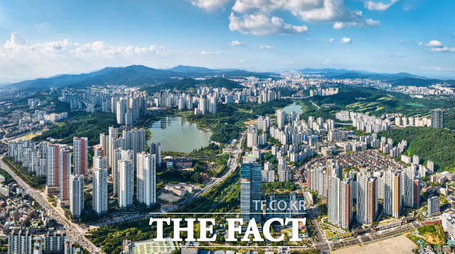 경기 광교신도시 전경 /경기도