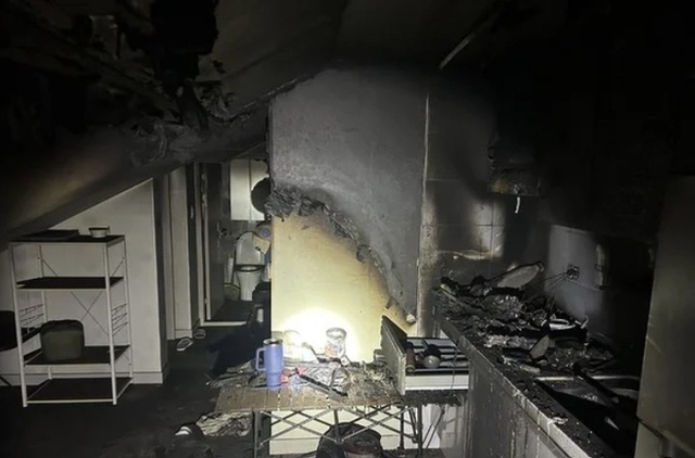 6일 경북 포항에서 반려묘가 전기레인지를 작동한 것으로 추정되는 화재가 발생했다. /경북소방본부