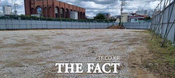 대전 중부소방서 건립 예정지./대전시