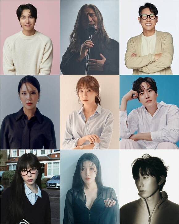 가수 이승기 임재범 윤종신 규현 코드 쿤스트 이해리 태연 백지영, 작사가 김이나(왼쪽 위부터 시계방향)가 JTBC 새 오디션 프로그램 싱어게인4 심사위원으로 활약한다. /각 소속사