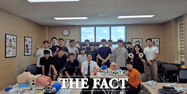 대전소방본부가 구급대원들을 대상으로 기도관리 특별교육을 실시했다. /대전소방본부