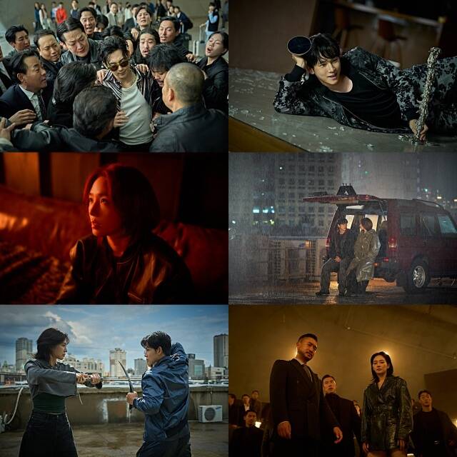 배우 임시완 박규영 조우진 주연의 넷플릭스 새 영화 사마귀가 보도스틸을 공개해 눈길을 끌었다. /넷플릭스