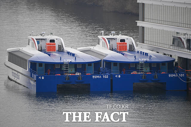 한강버스가 18일 정식 운항을 시작하는 가운데 안전성 검증에 대한 논란이 나왔다. /더팩트 DB