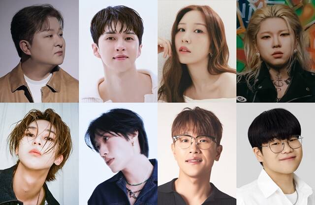 가수 허각 켄 권진아 애쉬 아일랜드 #안녕 전상근 방예담 빅나티(왼쪽 위부터 시계방향)가 SBS 새 음악 예능프로그램 더 리슨 시즌5에 함께한다. /각 소속사