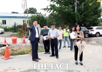  여성용 유성구의원, 대정동 도로개선공사 추진으로 안전한 보행환경 조성
