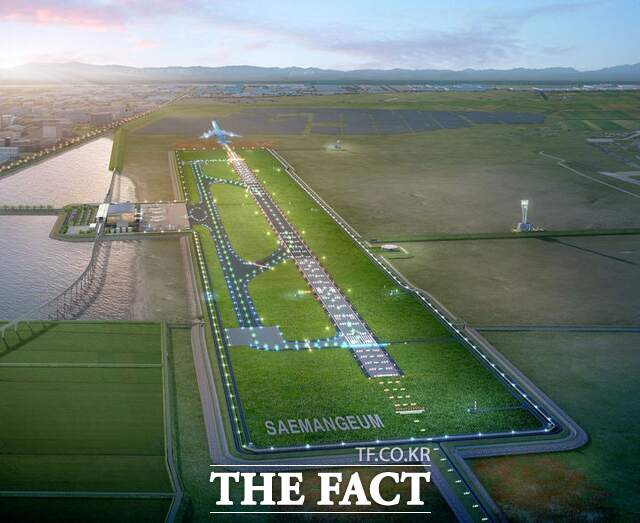 새만금 국제공항 조감도. /뉴시스