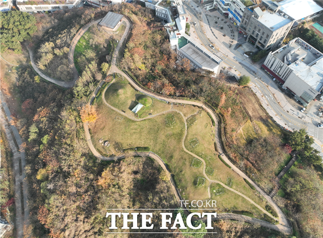 한솔동 고분군 전경. /세종시