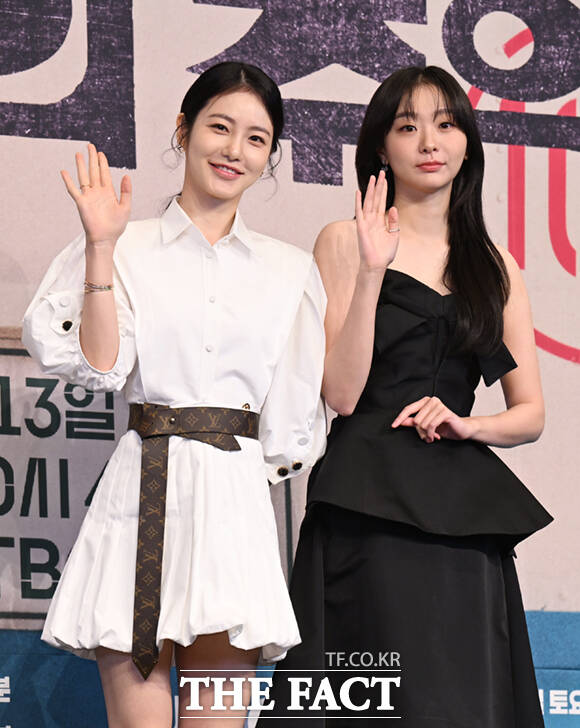 배우 신예은(왼쪽)이 김다미와의 호흡과 관련해 제가 생각했던 것 이상을 끌어내게 됐다고 전했다. /이새롬 기자