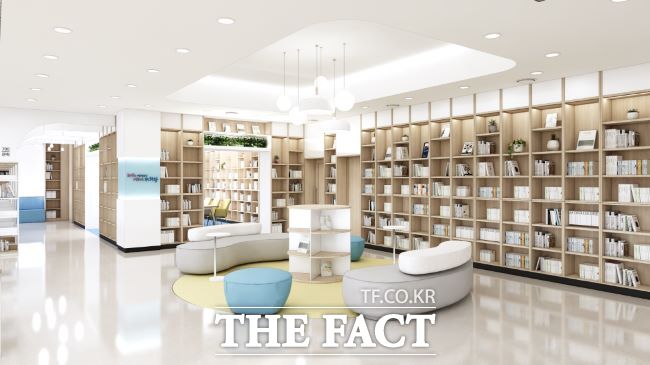 내손도서관 3층 자료실 리모델링 투시도/의왕시