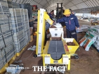  당진시농업기술센터, 양파 파종기 활용 시연회 개최