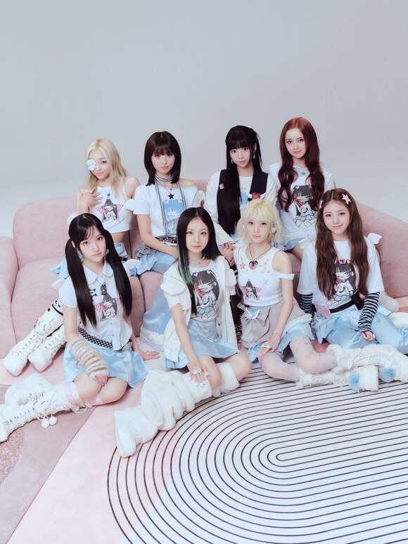 그룹 유니스가 12일 첫 번째 일본 디지털 싱글 모시모시♡를 발매했다./F&F엔터테인먼트