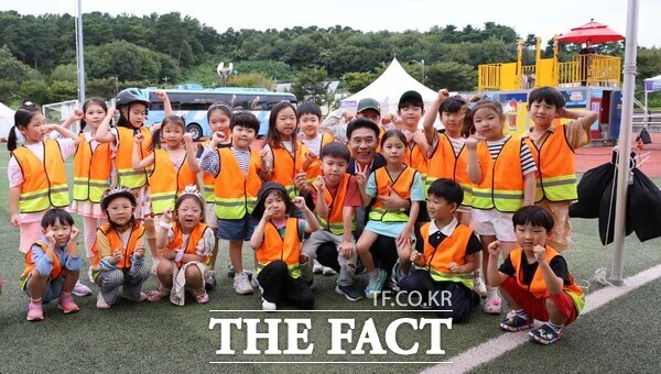 계룡시가 11일과 12일 이틀간 계룡시 종합운동장에서 2025년 찾아가는 안전체험교실을 운영했다./계룡시