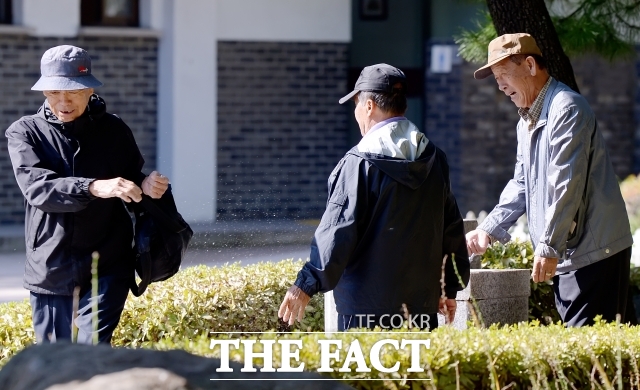 13일 정치권에 따르면 국회는 이달 말 연금특위를 열고 연금 개혁 논의를 재개한다. 사진은 2018년 10월 2일 서울 종로구 종로2가 탑골공원 노인들 /더팩트
