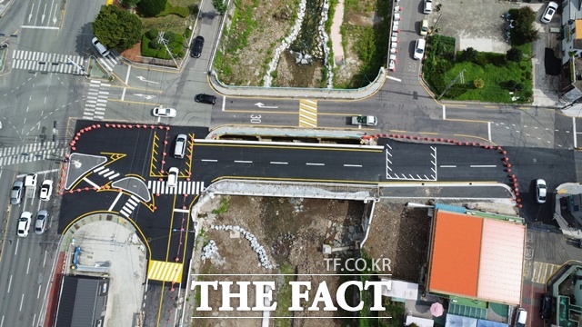 사천시가 수도교를 오는 15일부터 임시 개통한다./사천시